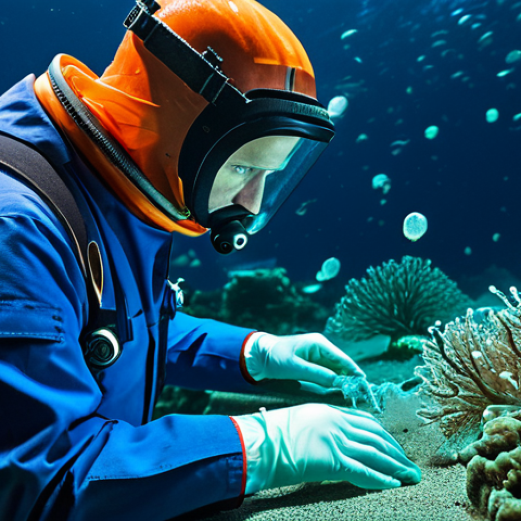 Deep Sea Microbiologist**

"A professional marine biologist in a research submarine, observing a cluster of newly discovered deep-sea microorganisms, fully clothed in appropriate research attire, safe for work, perfect anatomy, natural proportions, underwater scene, bioluminescent creatures, high quality, professional photography, family-friendly, well-formed hands, proper finger count."

**